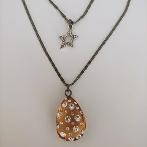 Betsey Johnson Jewelry - NWT - Betsey Johnson 2-Charm Necklace Betsey Johnson Jewelry - NWT - Betsey Johnson 2-Charm Necklace